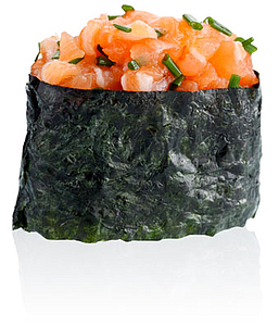 G2 - Gunkan Tartare de Saumon, Ciboulette