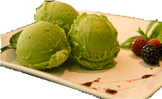 Glace au Thé Matcha (2 boules)