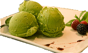 Glace au Thé Matcha (2 boules)